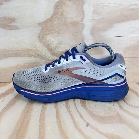 Brooks - Ghost 15 - Running Shoes - Gray/Blue - Women's - 10 (B) - 1203801B492 - Picture 4 of 9